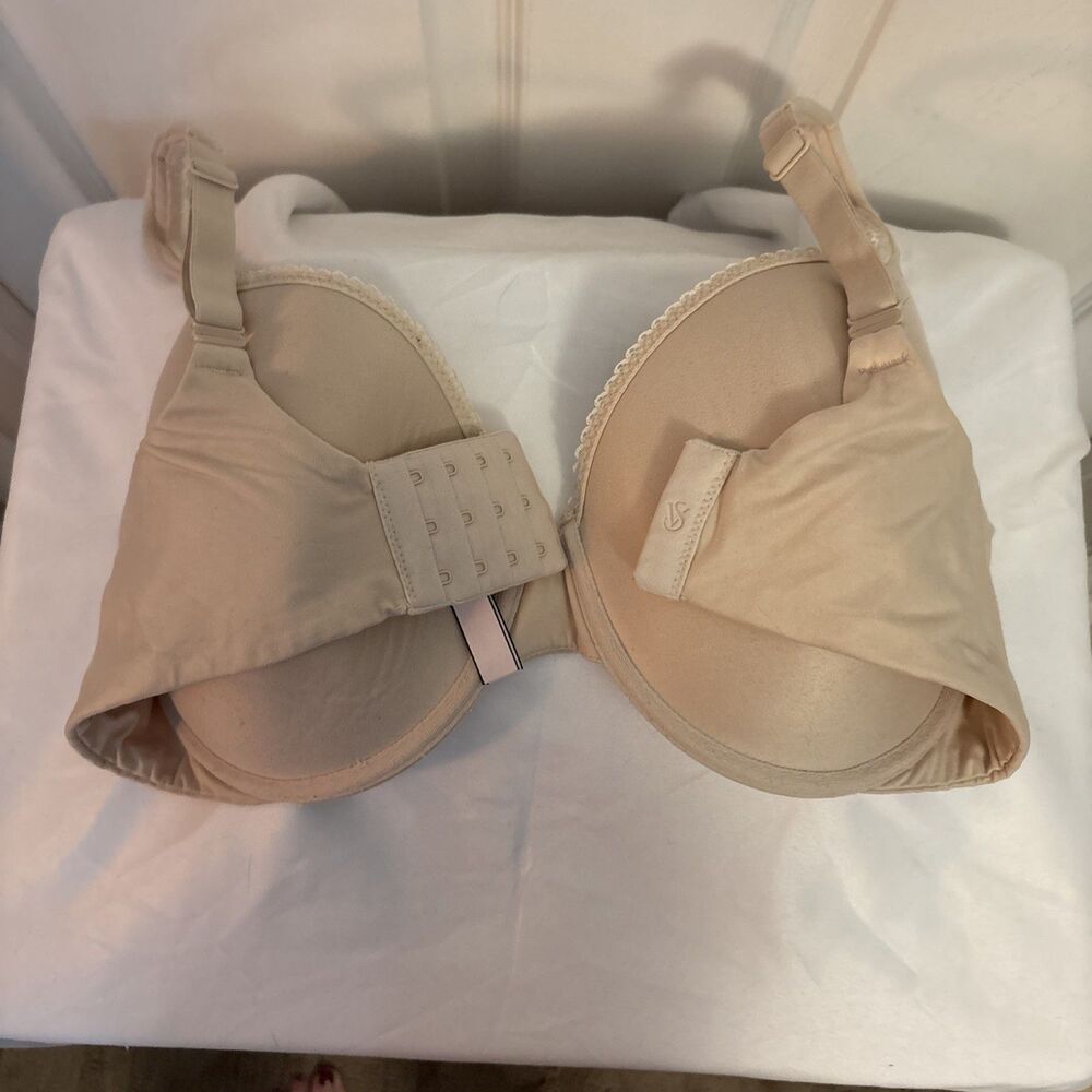 Victoria Secret Body By Victoria Perfect Shape Padded Push-Up Beige Bra, Sz 40DD - Picture 10 of 10